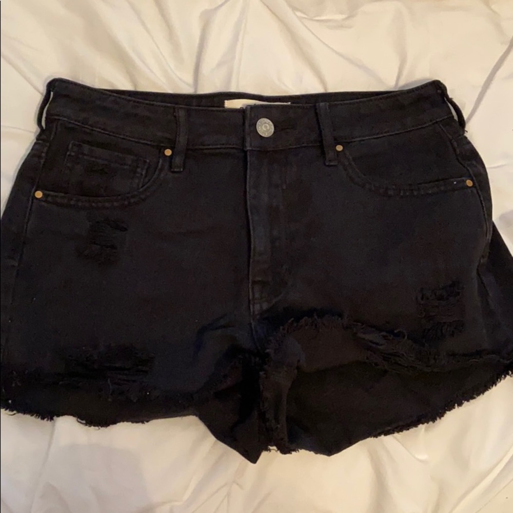 Pacsun Black Denim Shorts